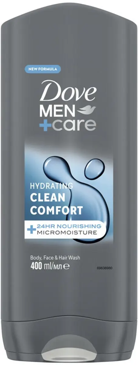 Dove Men+ Care Douchegel Clean Comfort 800ml - 2 Stuks