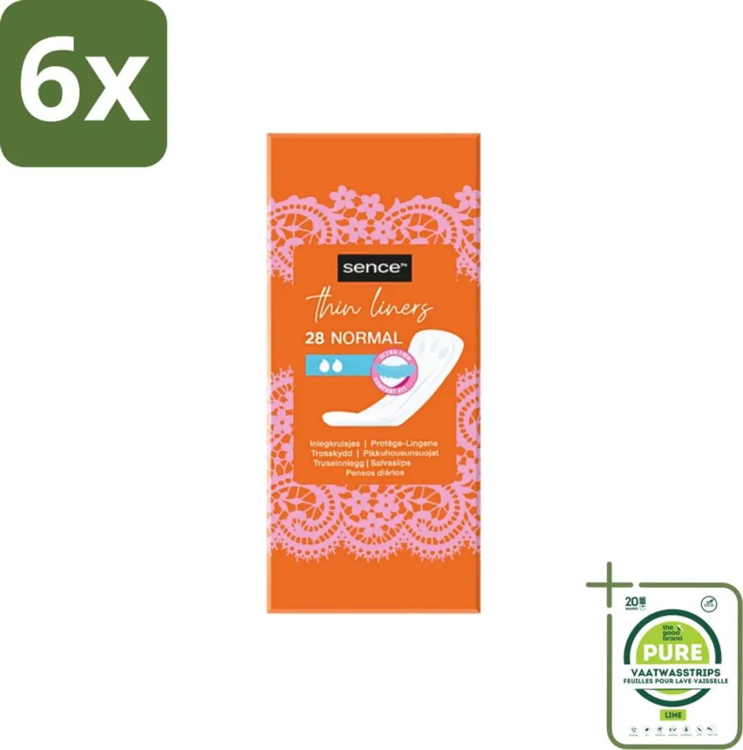 Sence Normaal Dagelijks Comfort Inlegkruisjes 28 Stuks