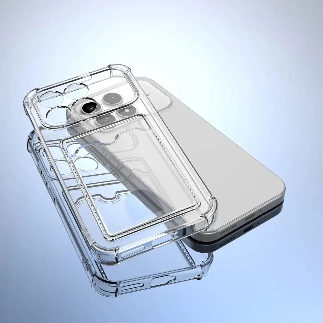 Selected Transparant Hoesje Xiaomi Poco F8 Pro - 1 Pasjeshouder