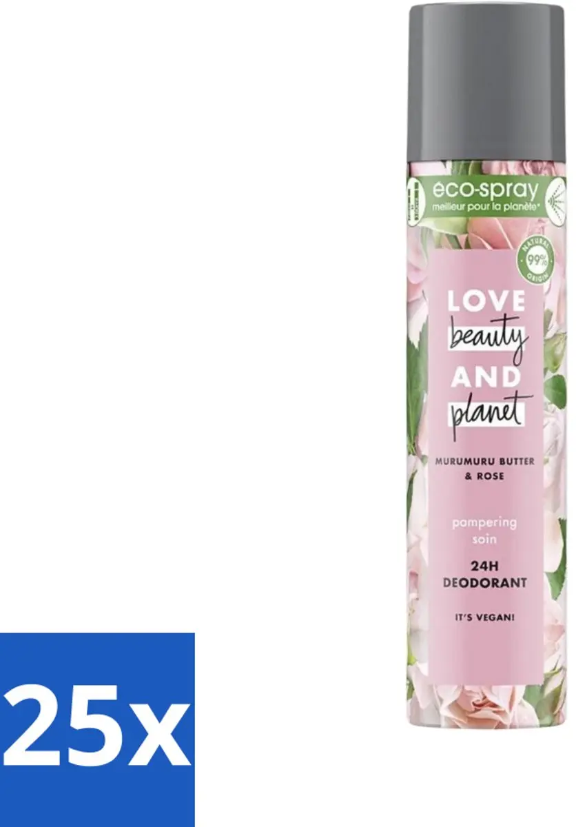 Love Beauty and Planet Murumuru Butter & Rose Deospray 75ml