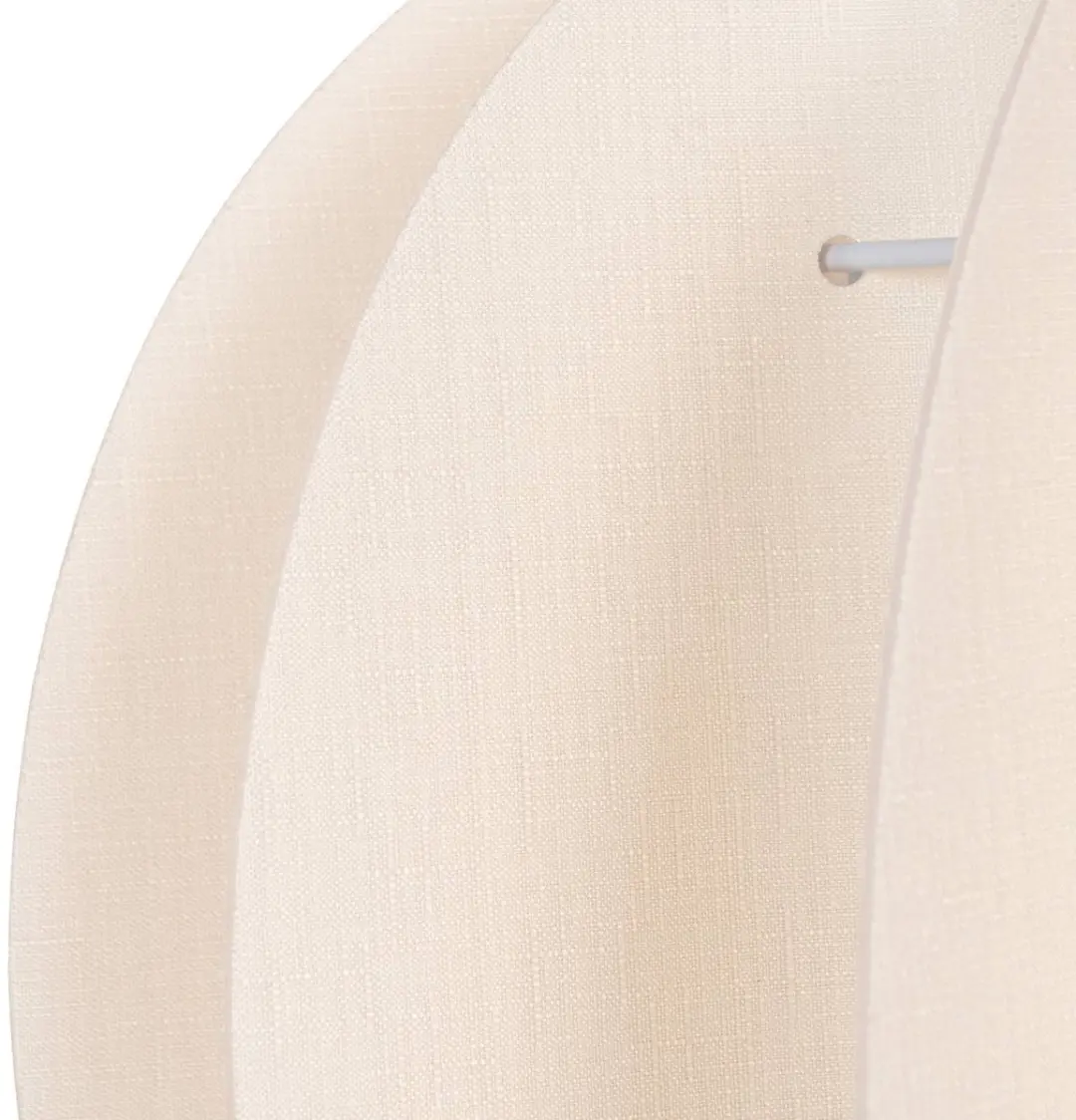 Lindby Hanglamp Textiel/Kunststof 1 Licht E27 Crèmewit