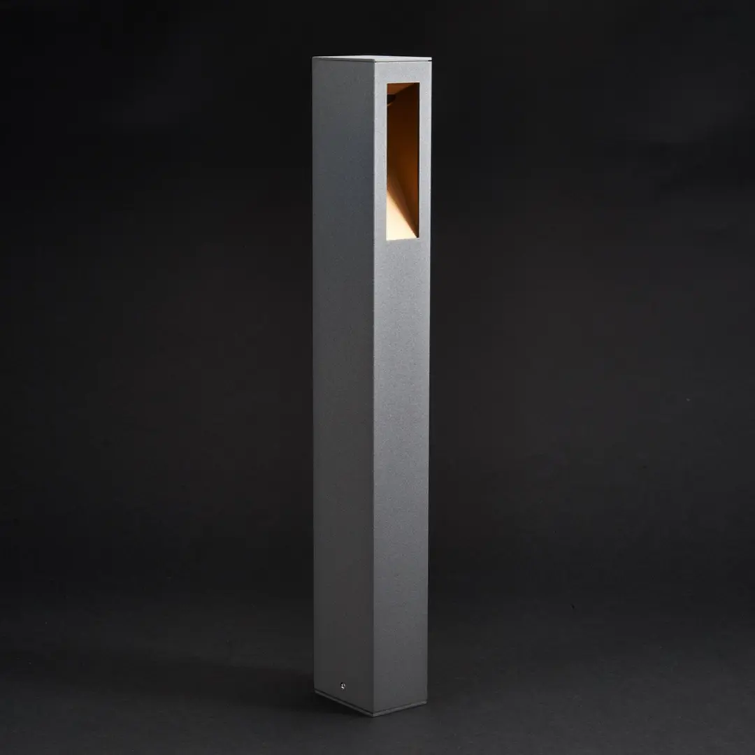 Lucande LED Buitenlamp 7W - Grafietgrijs/Mat Goud
