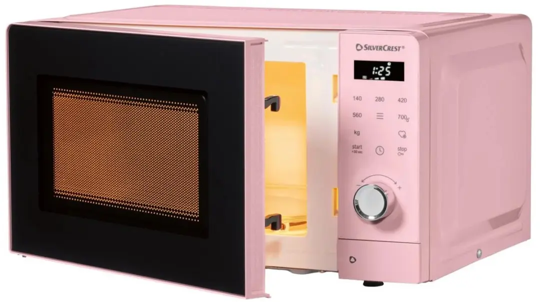SILVERCREST Magnetron 700W Roze - 20L - Ø25,5cm