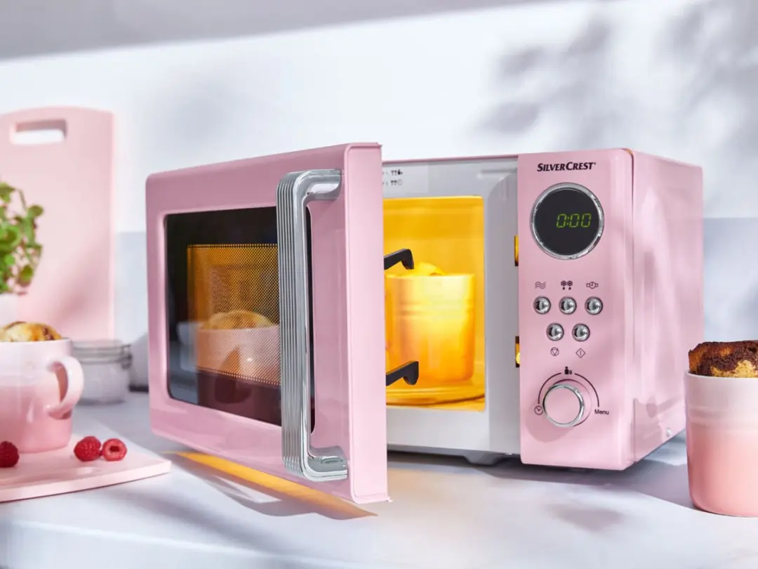 SILVERCREST Magnetron 700W Roze - 20L - Ø25,5cm