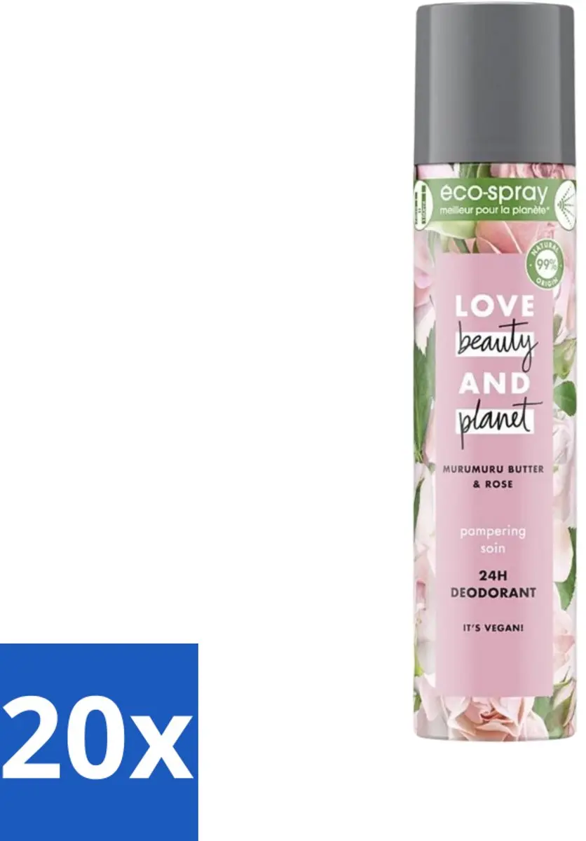 Love Beauty and Planet Murumuru Butter & Rose Deospray 75ml