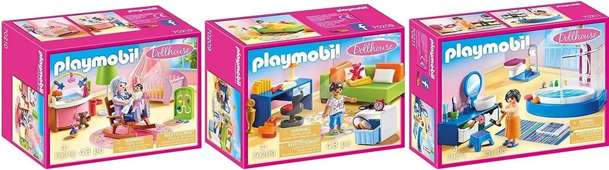Playmobil Huis Set 3-delig 70209/70210/70211