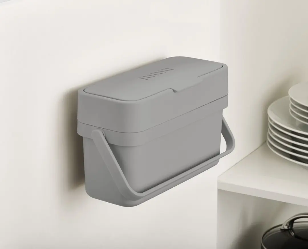 Joseph Joseph Duo Opal Composteer Emmertje 4L - Grijs