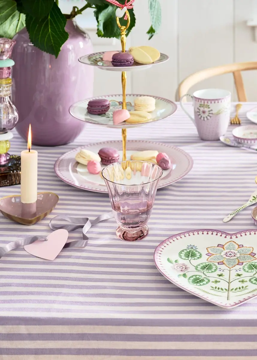 Pip Studio Lily & Lotus Lilac 3-laags Etagere - Lila/Wit