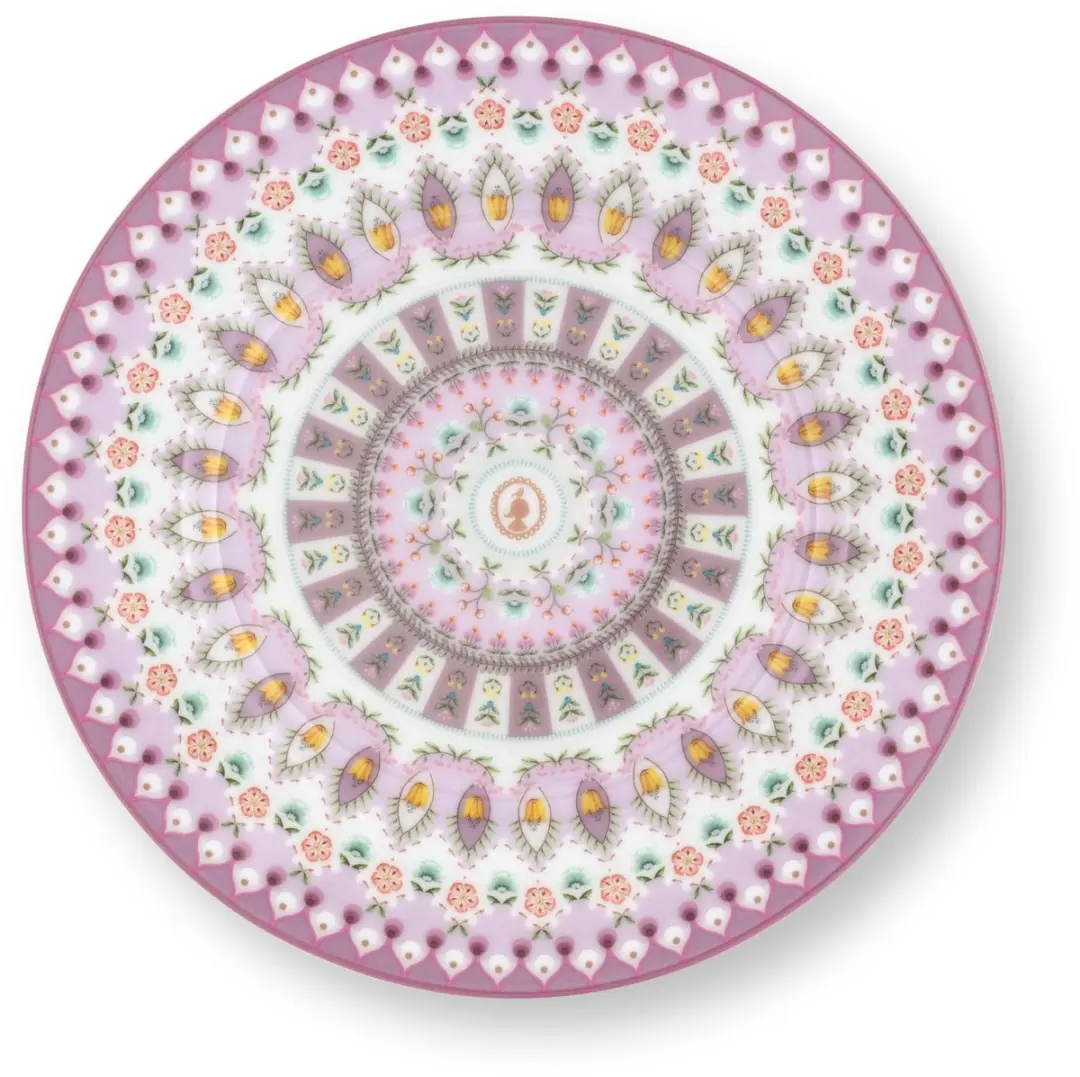 Pip Studio Lily & Lotus Lilac 3-laags Etagere - Lila/Wit