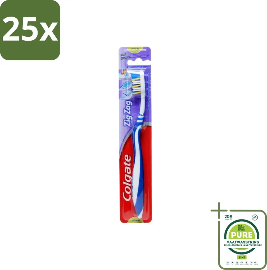 Colgate ZigZag Medium Tandenborstels