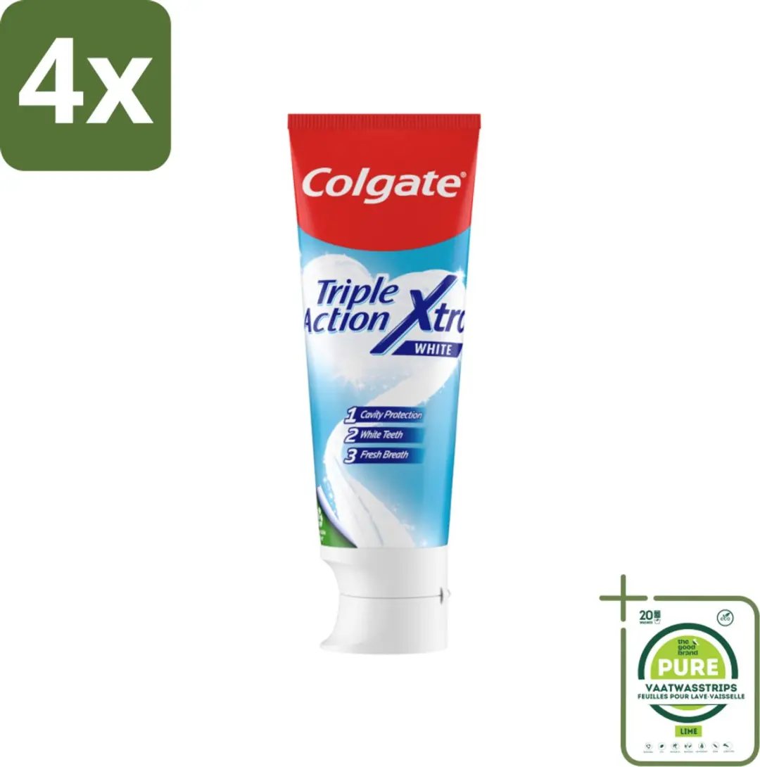 Colgate Triple Action Xtra White Tandpasta 75ml