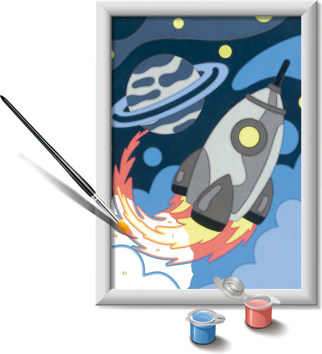 Ravensburger CreArt Space Explorer Schilderen op nummer - Multicolor