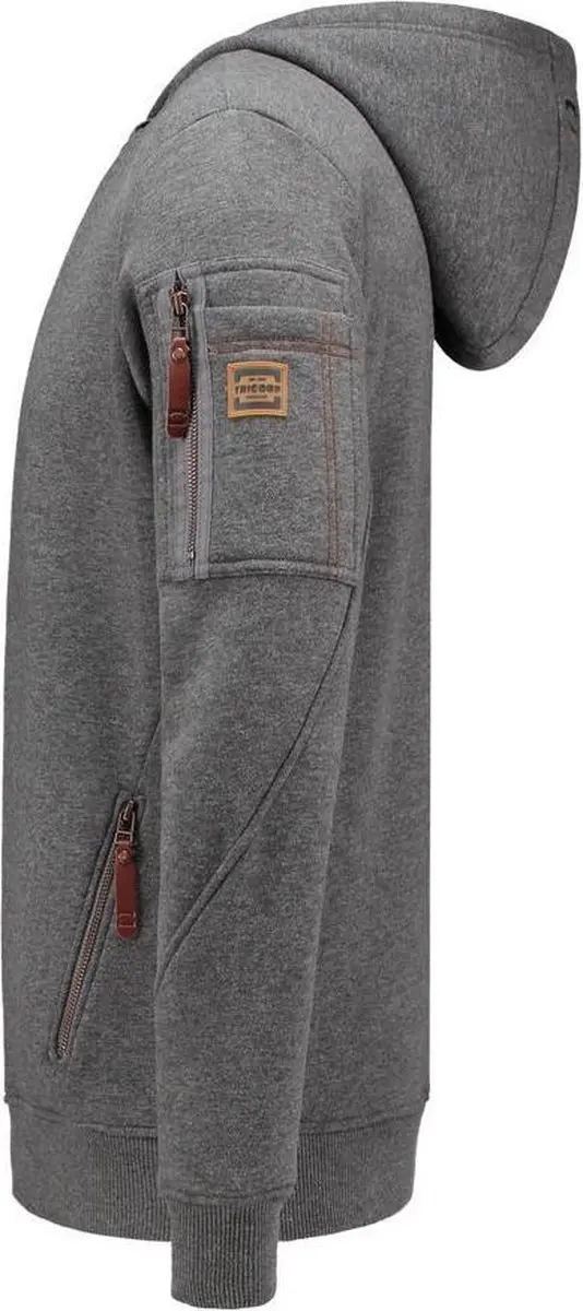Tricorp Sweater Premium Capuchon 304001 - Grijs M