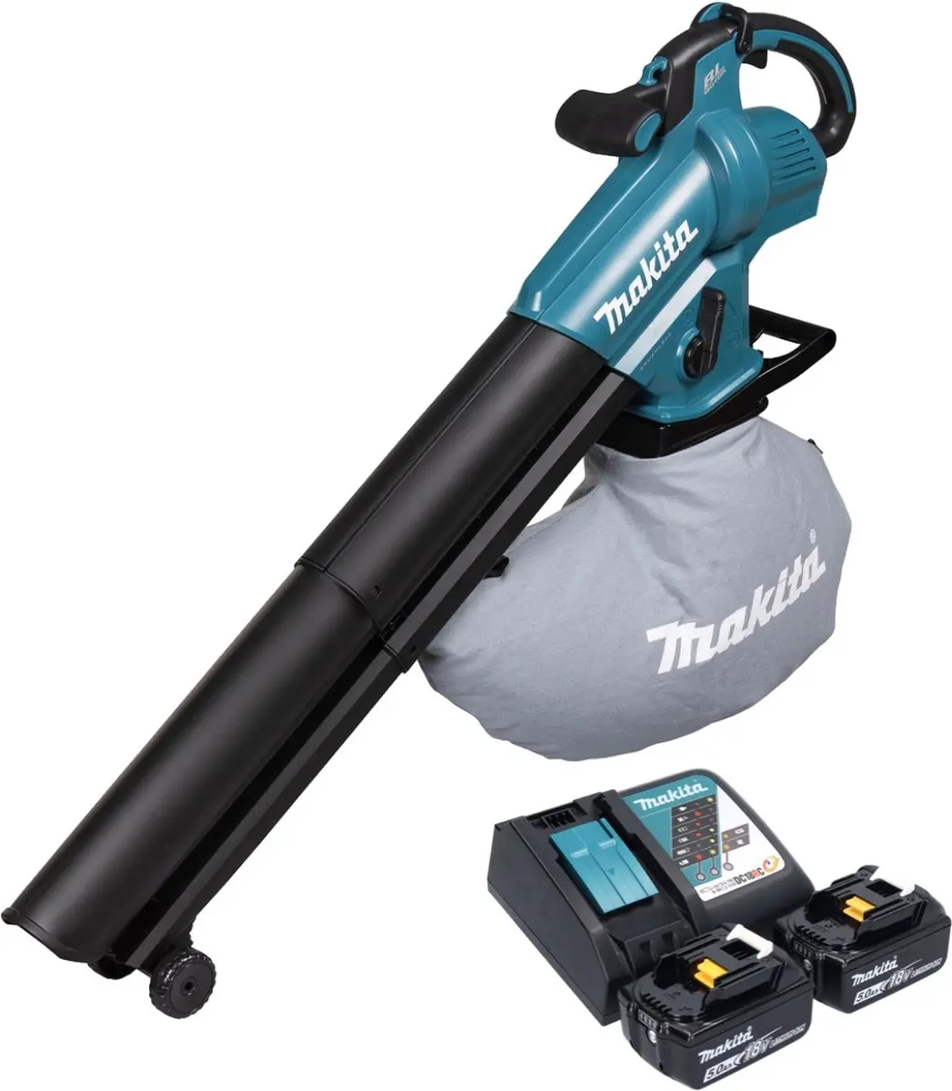 Makita DUB 187 RT2 Bladblazer/Zuiger 18V - 2x 5,0Ah + Oplader - afbeelding 3 van 5