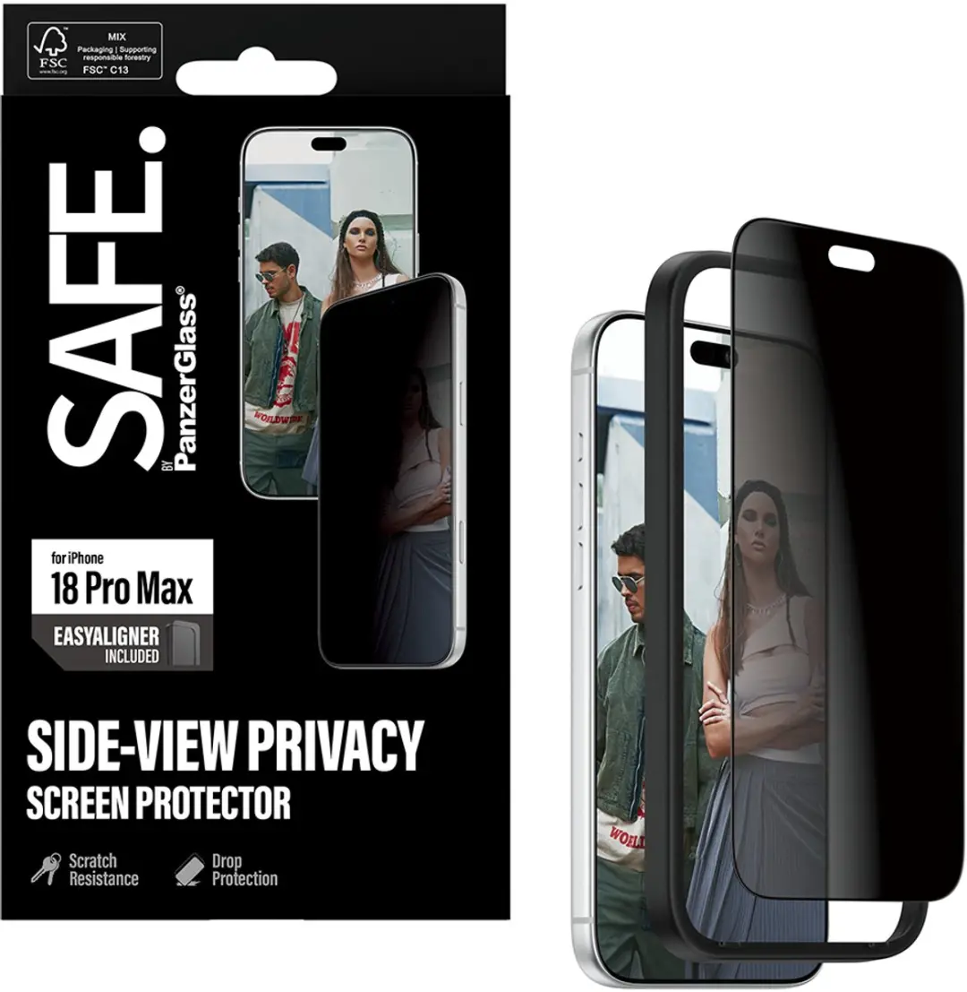 PanzerGlass SAFE Privacy Ultra Wide iPhone 15 Pro Max Schermbeschermer