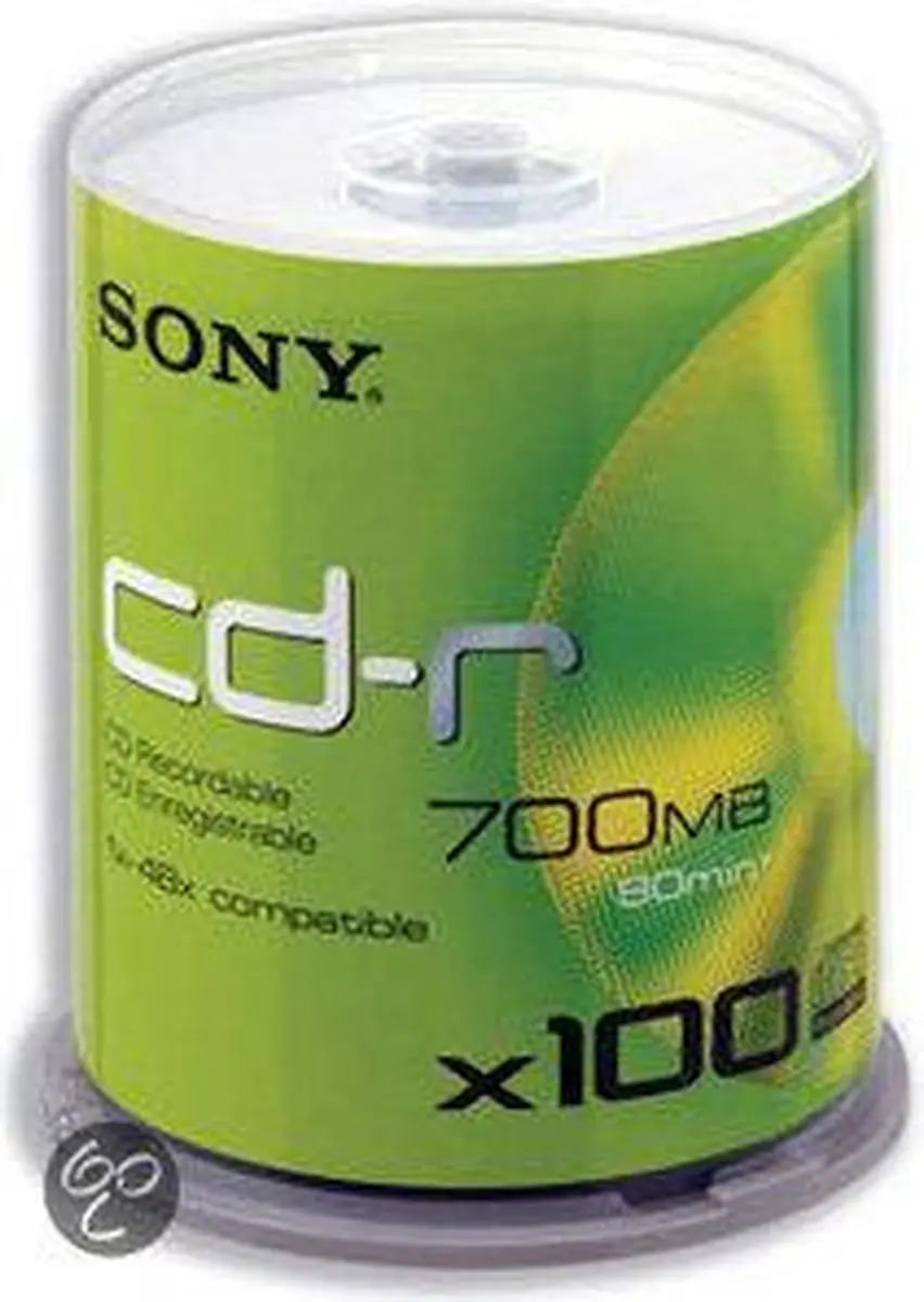 Sony CD-R 700MB 48x - 100 Stuks
