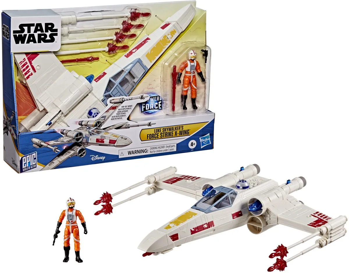 Hasbro Star Wars speelgoed X-Wing ruimteschip voor kinderen.