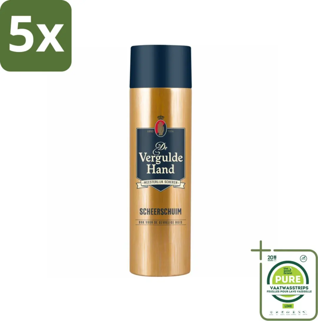 Vergulde Hand Scheerschuim 250ml