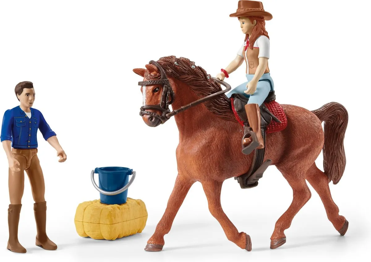 Schleich Horse Club Speelfigurenset 42535 - 18 Stuks - Multikleuren