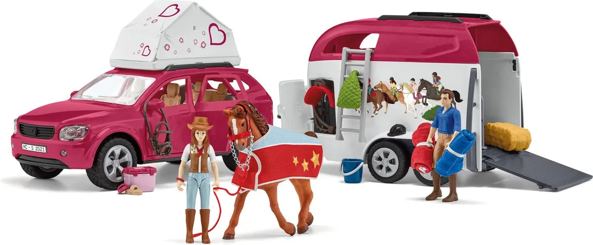 Schleich Horse Club Speelfigurenset 42535 - 18 Stuks - Multikleuren