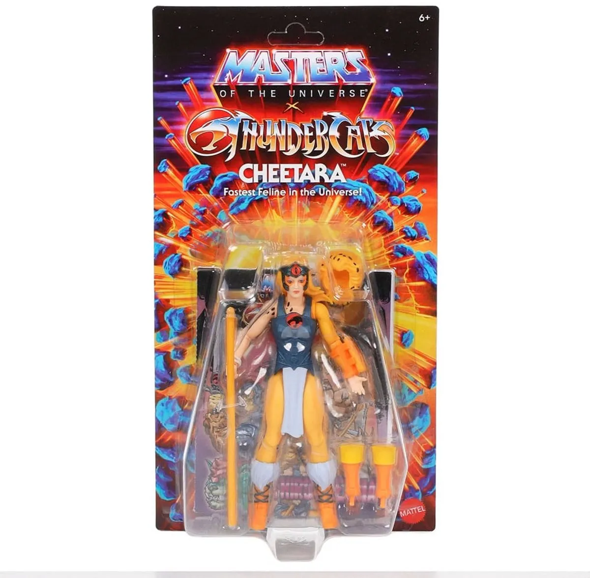 Mattel Masters of the Universe x ThunderCats Cheetara - Actiefiguur 14cm - Multi