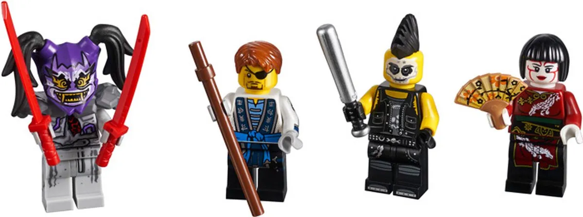 LEGO Ninjago Minifiguren 5005257 - 4 Stuks - Meerkleurig