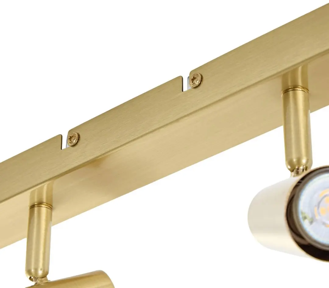 Lindby Buitenspot 4-licht Metaal GU10 - 10W - Messing