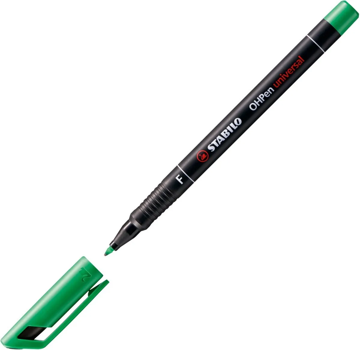 STABILO OHpen Permanent Viltstift 0.7mm - Groen - 10 Stuks