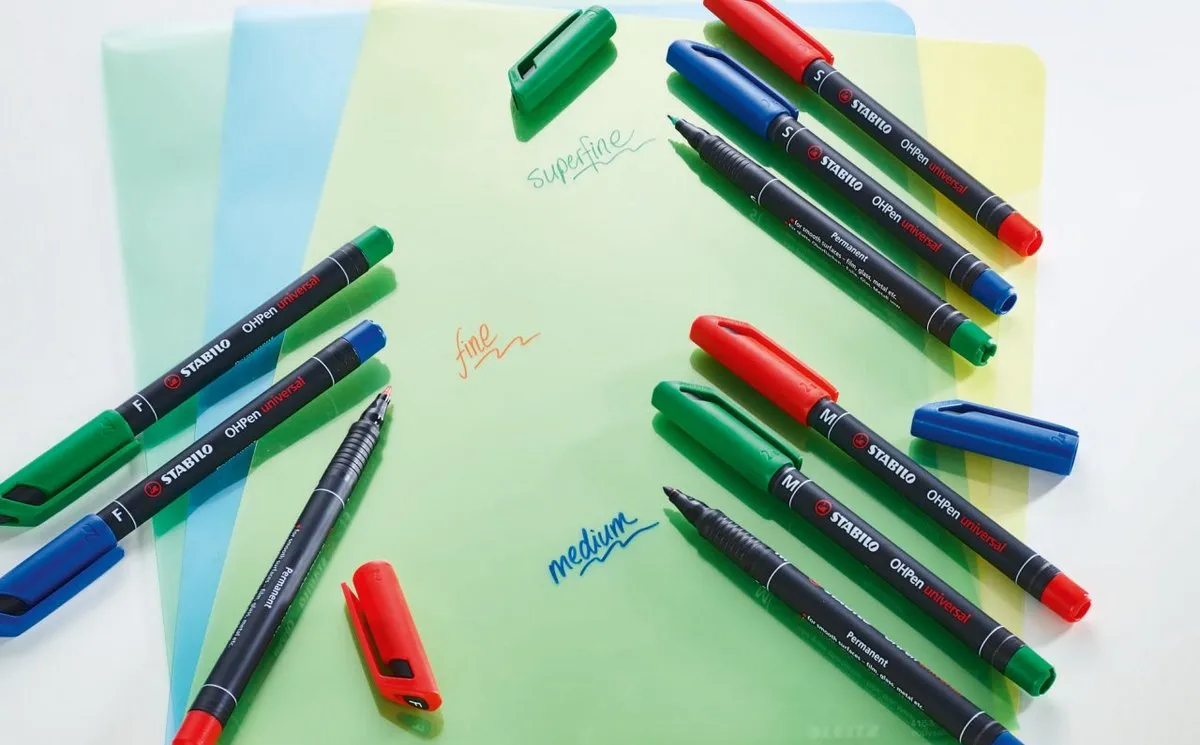 STABILO OHpen Permanent Viltstift 0.7mm - Groen - 10 Stuks