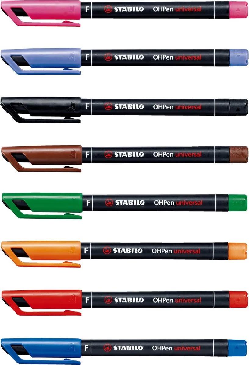 STABILO OHpen Permanent Viltstift 0.7mm - Groen - 10 Stuks