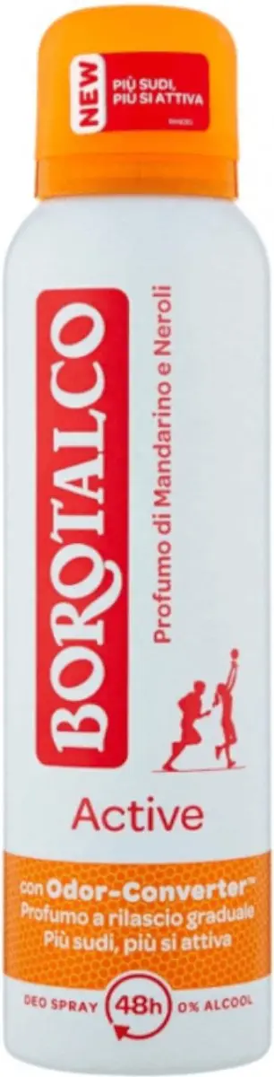 Borotalco Deodorant Spray Active Mandarin & Neroli Fresh 150ml