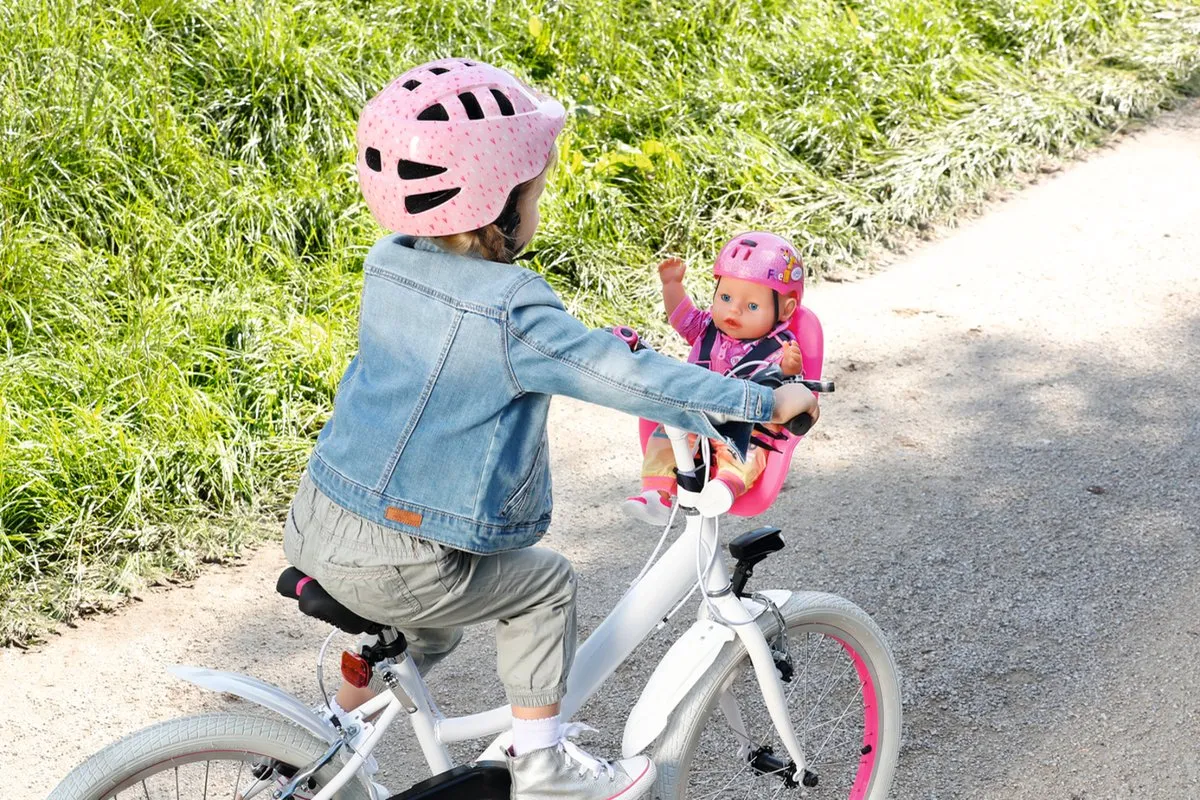 Baby Born Fietsstoeltje Roze