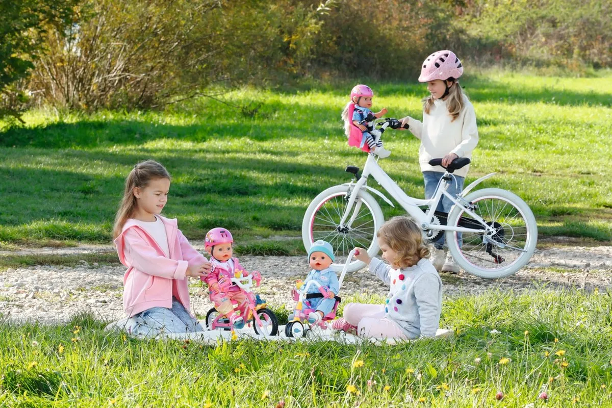 Baby Born Fietsstoeltje Roze