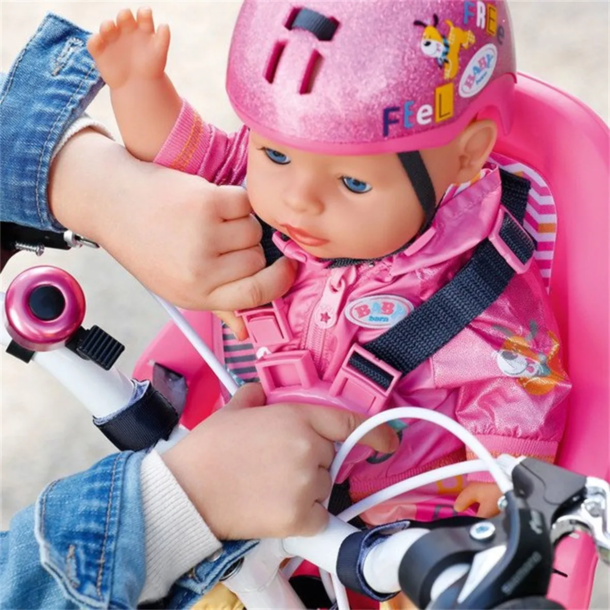 Baby Born Fietsstoeltje Roze
