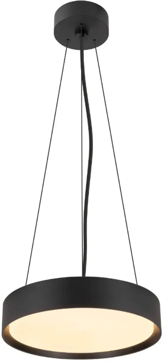 SLV Decona Wand/Plafondlamp 23W 2260lm - 30cm - IP44 - Zwart