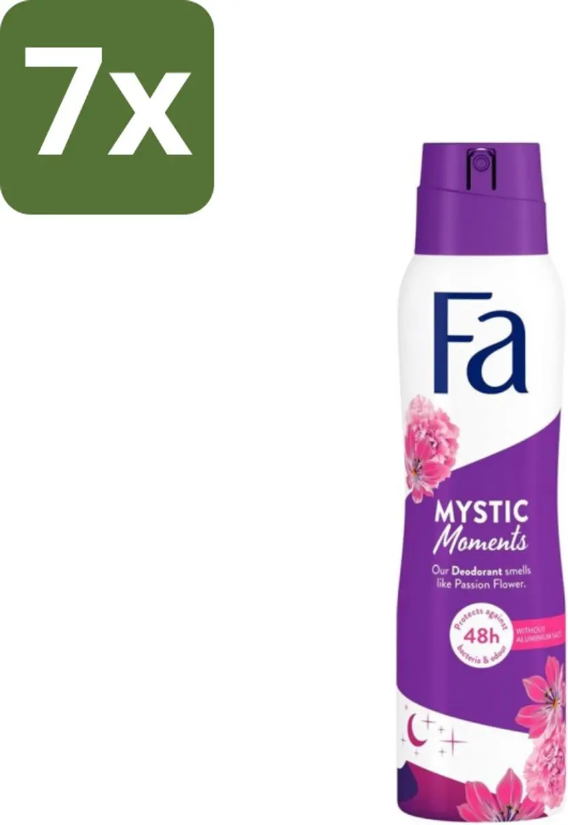 Fa Deodorant Spray Mystic Moments Passiebloem 150ml