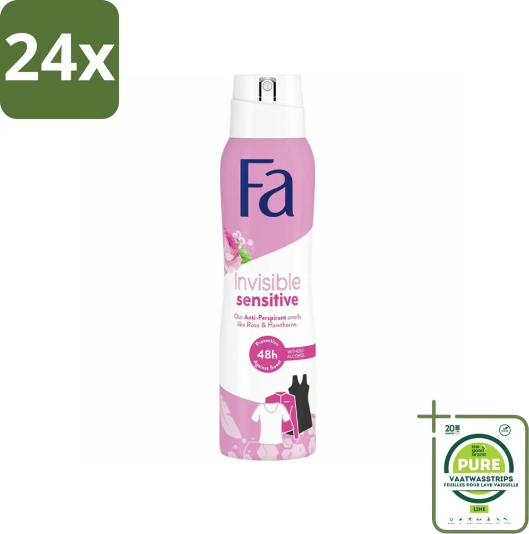 Fa Deodorant Spray Invisible Sensitive 150ml