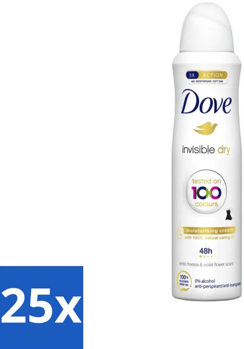 Dove Invisible Dry Deodorant Spray 250ml