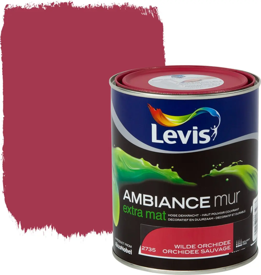 Levi's Ambiance Mur Extra Mat Wilde Orchidee 1L