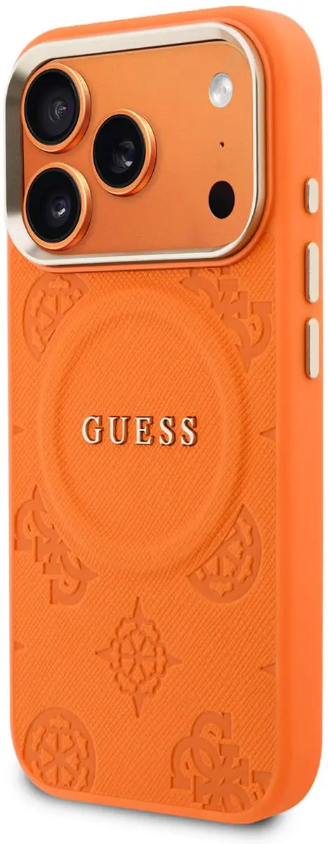 Guess GUHCP17PROOS Telefoonhoesje - iPhone 17 Pro - Oranje