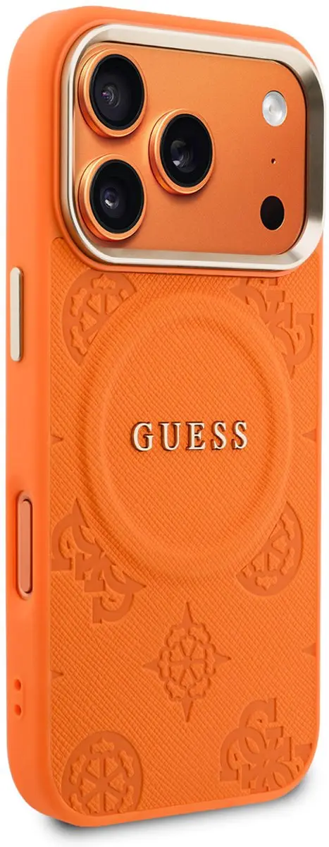 Guess GUHCP17PROOS Telefoonhoesje - iPhone 17 Pro - Oranje