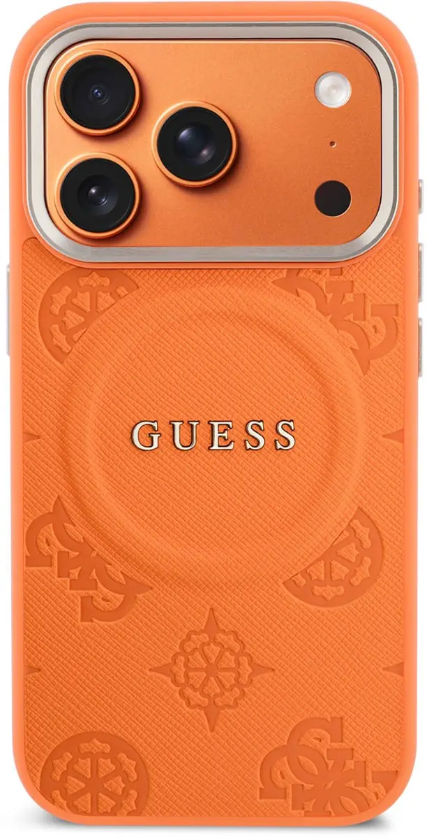 Guess GUHCP17PROOS Telefoonhoesje - iPhone 17 Pro - Oranje