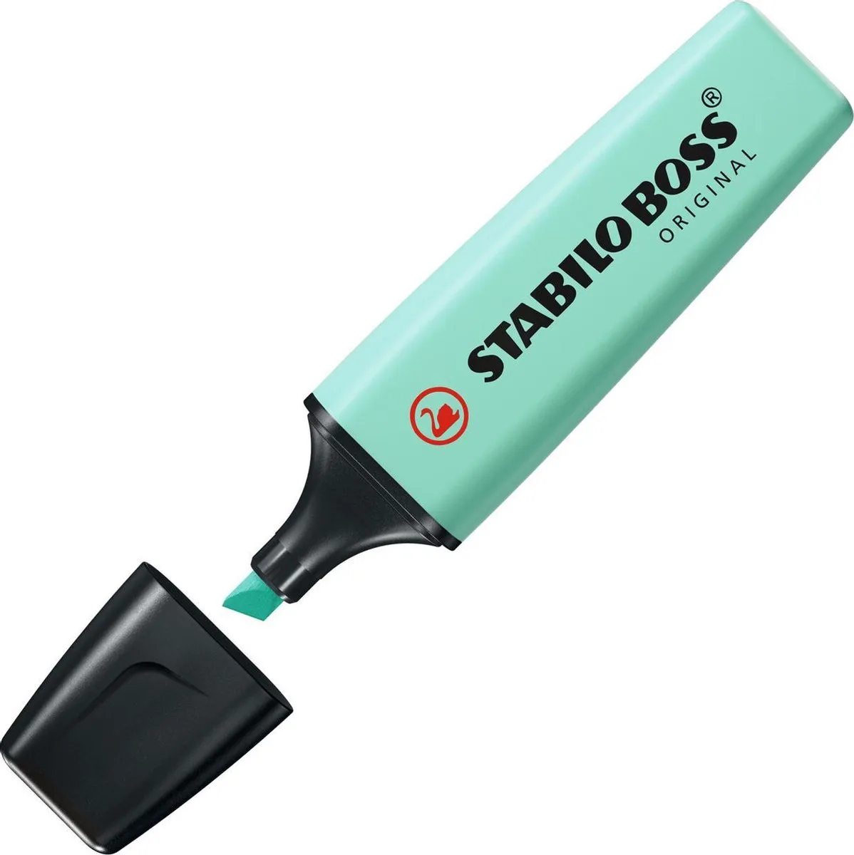 STABILO Boss Original Pastel Markerstift - 4 Stuks - Mint/Turquoise/Rozé/Lila