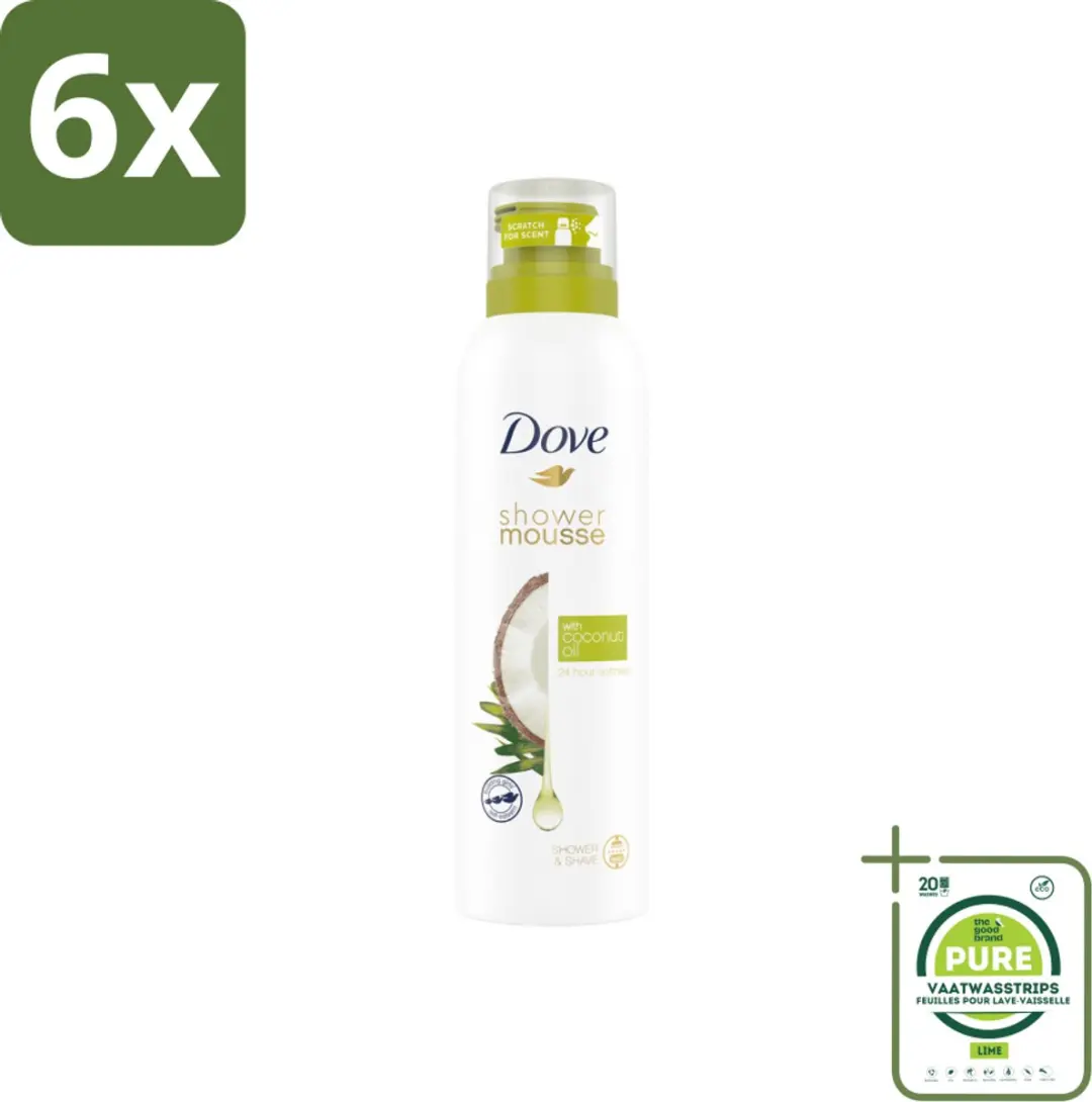 Dove Shower Foam Coconut Oil 200 ml