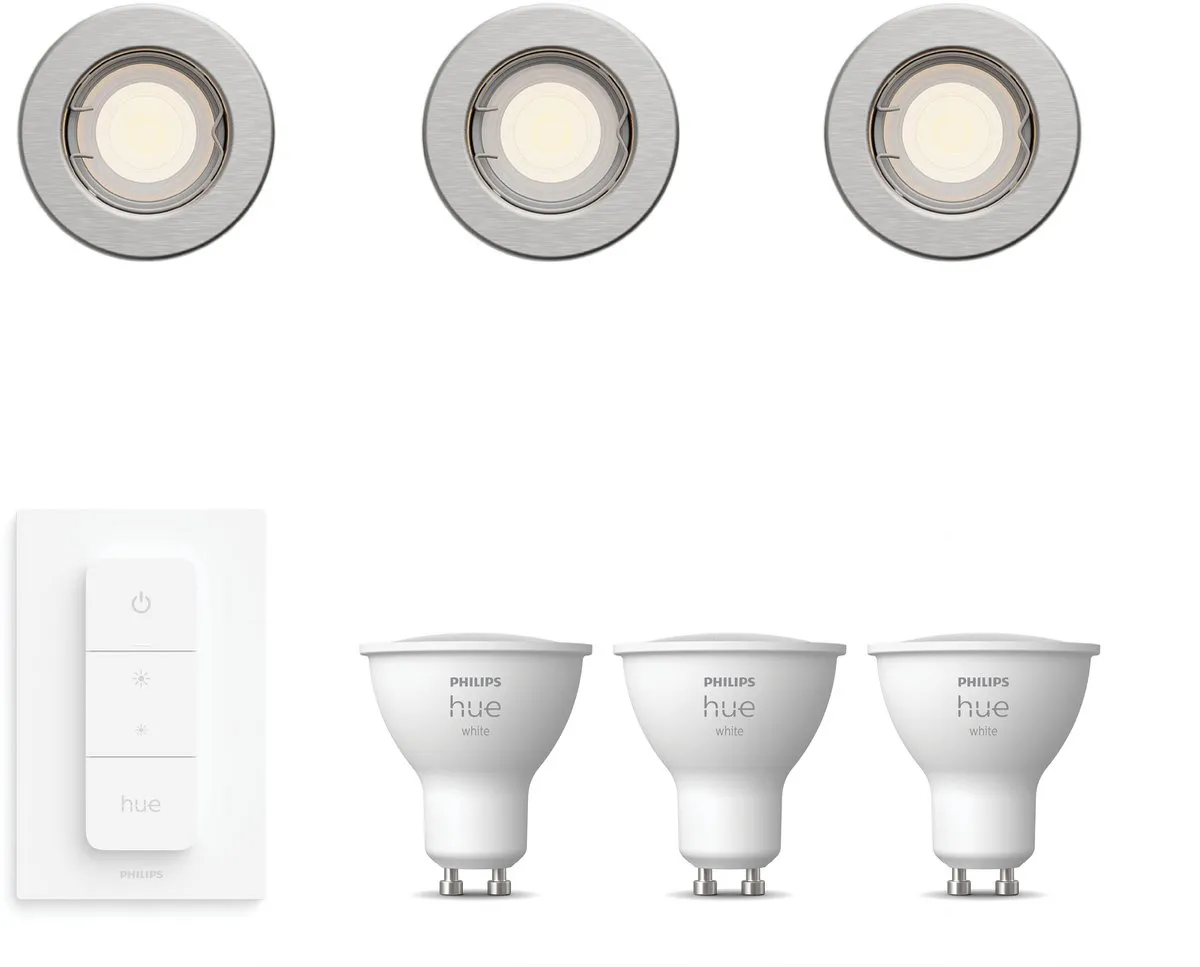 Philips Hue Peridot Inbouwspots 3 Stuks