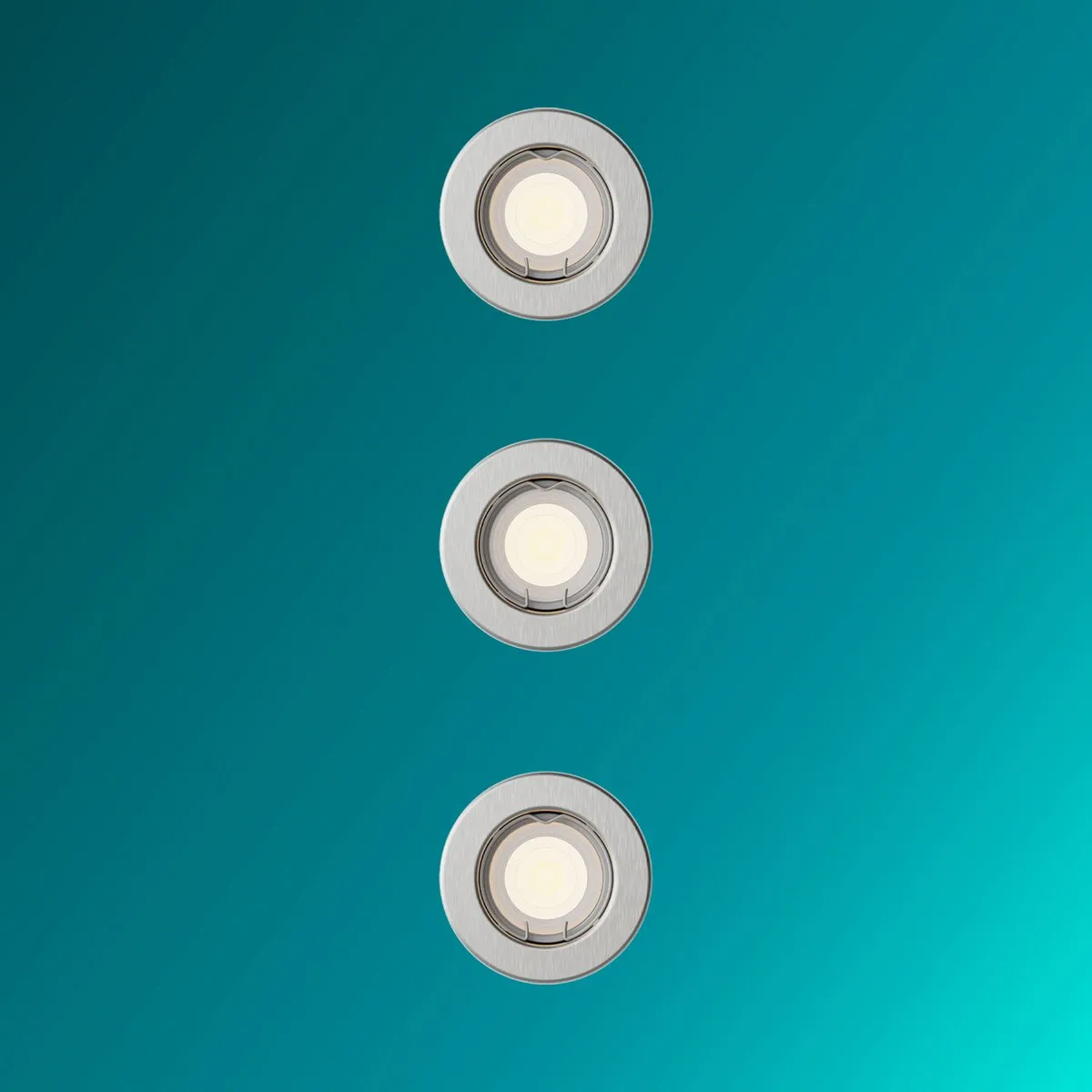Philips Hue Peridot Inbouwspots 3 Stuks - Nikkel
