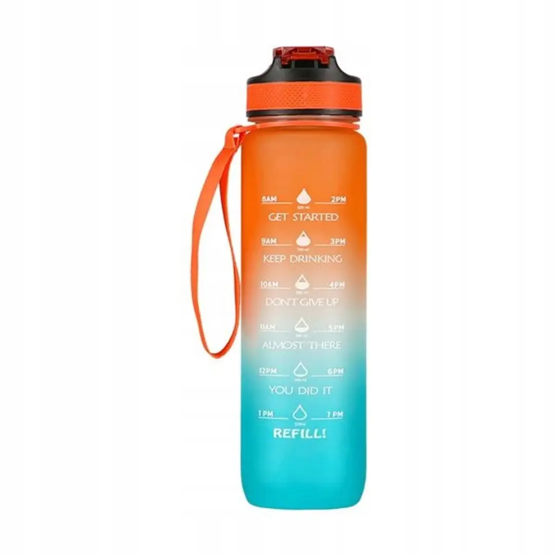 Nils Camp Tritan Drinkfles 1L Oranje/Blauw
