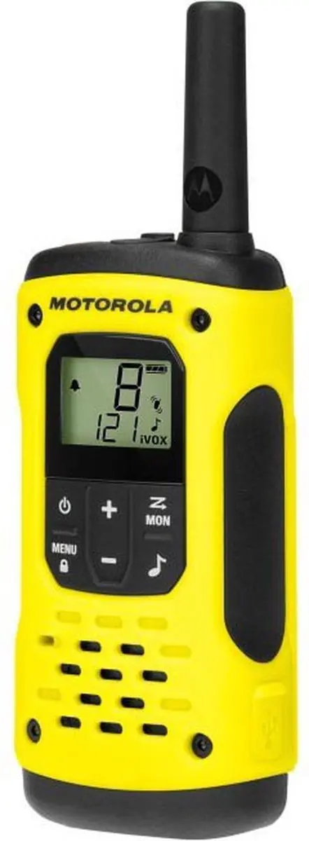 Motorola TLKR-T92 H2O Walkietalkie - 2 Stuks - Geel/Zwart