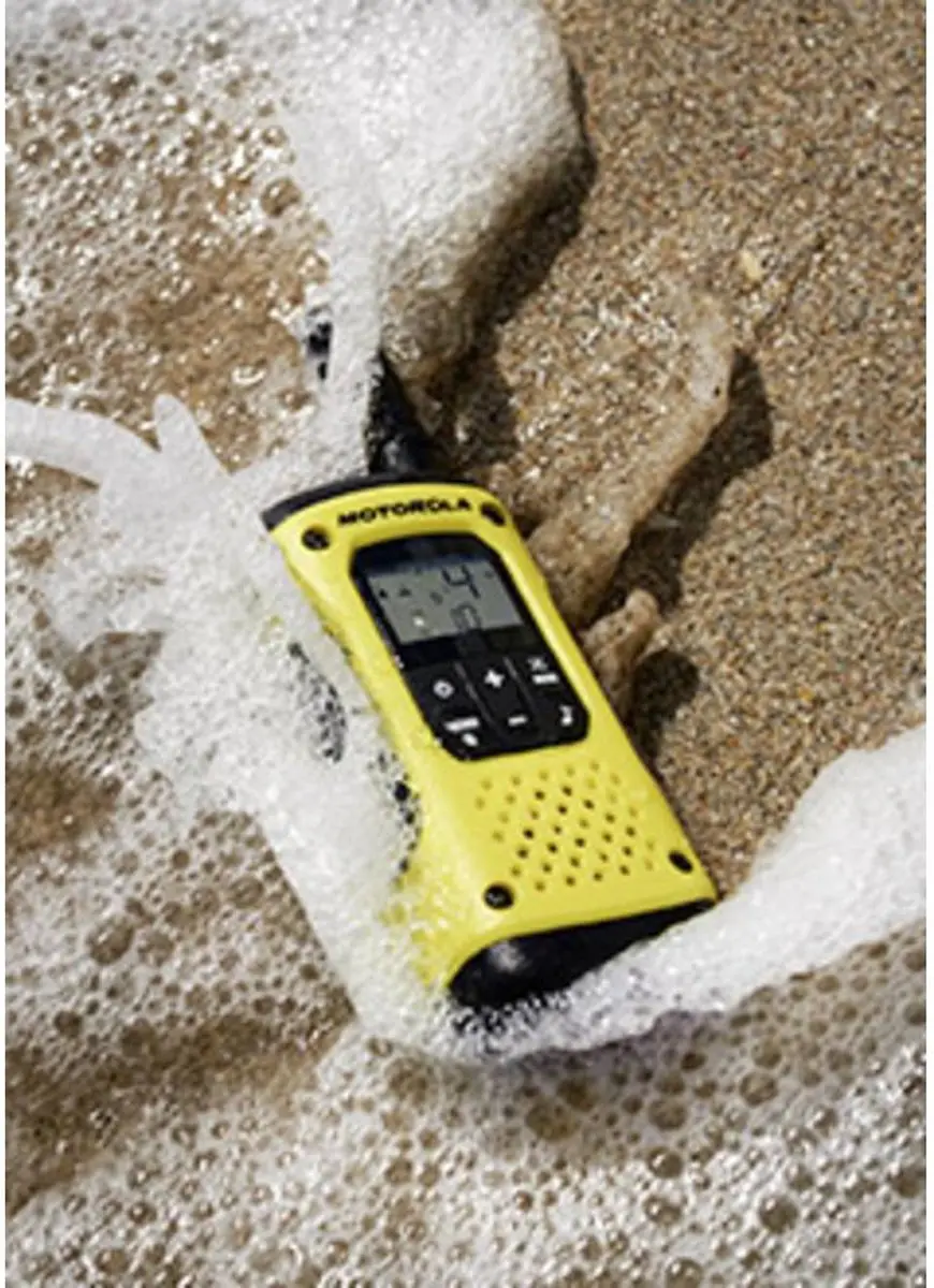 Motorola TLKR-T92 H2O Walkietalkie - 2 Stuks - Geel/Zwart