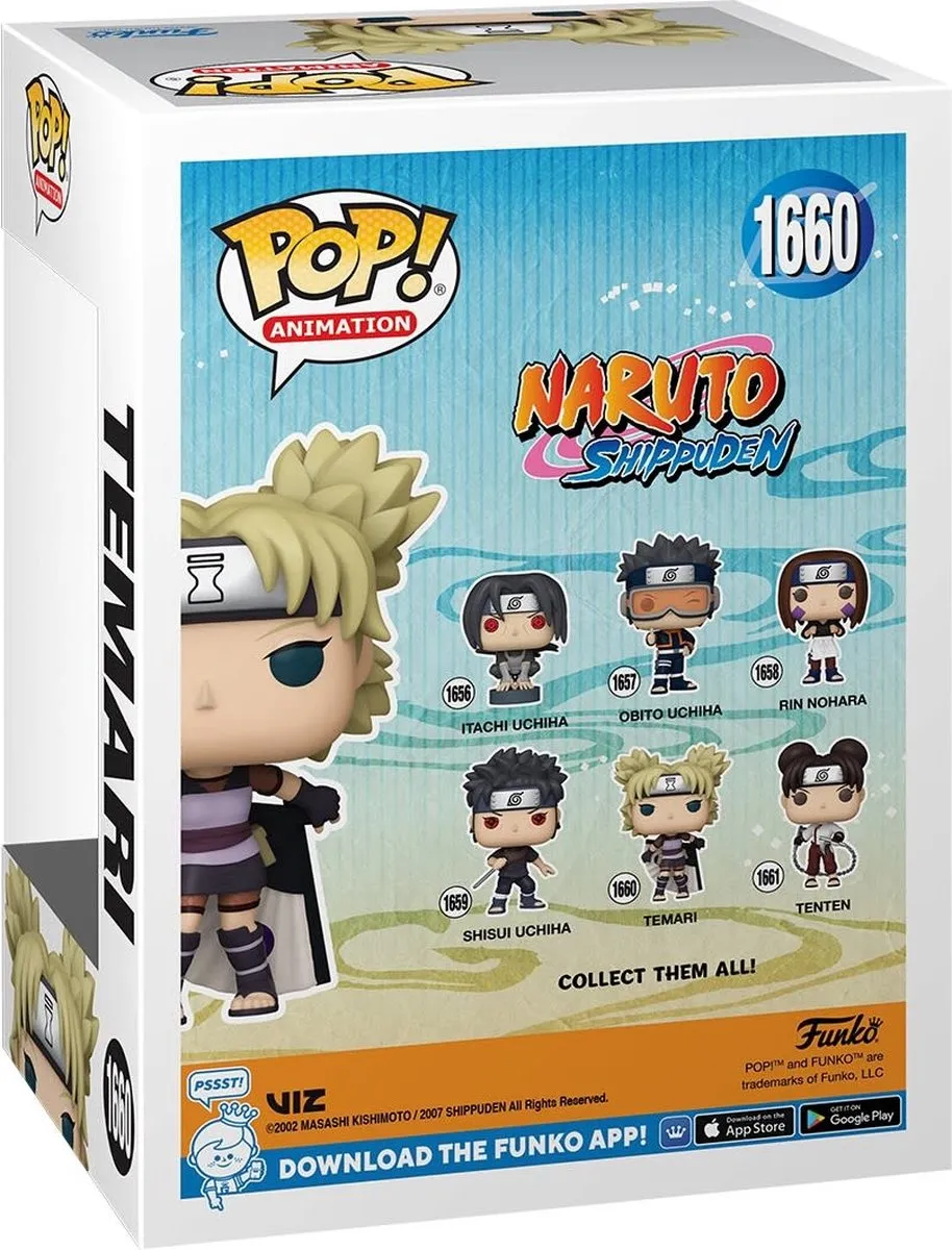 Funko Pop! Naruto Temari 1660 - Multicolor
